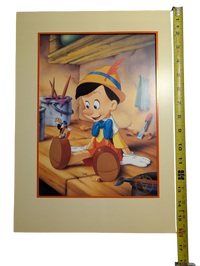 Walt Disney's Pinocchio Exclusive Commemorative Lithograph 1993 12in x 16in