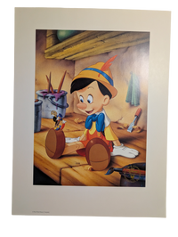 Walt Disney's Pinocchio Exclusive Commemorative Lithograph 1993 12in x 16in