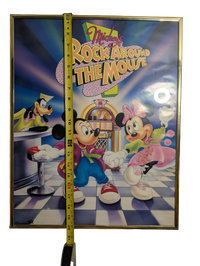 Mickey's Rock Around the Mouse Poster 16in x 20in Framed