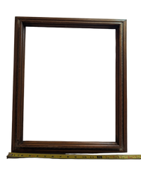 Vintage Dark Wood Picture Frame - 12in x 16in Opening