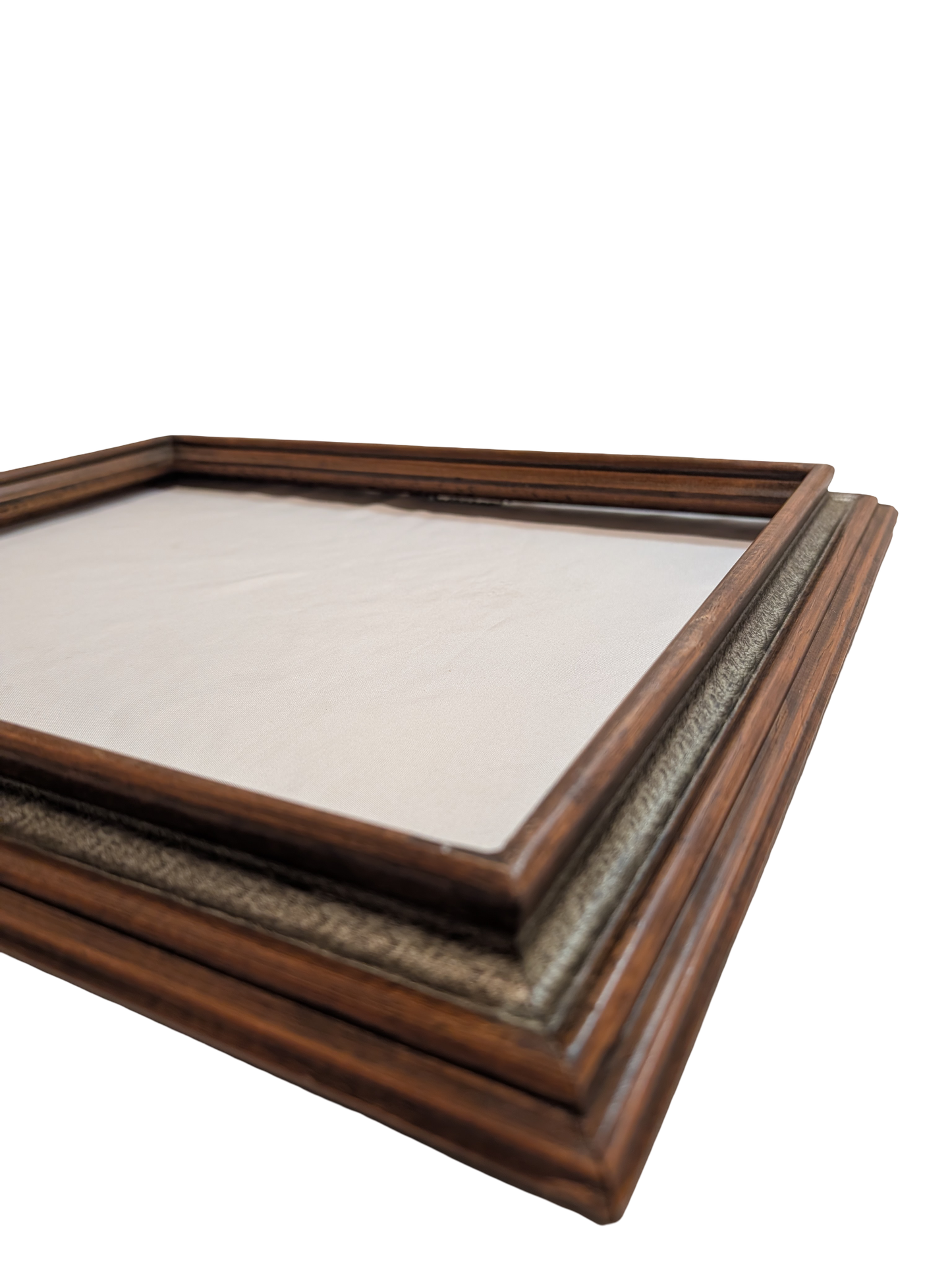 Vintage Dark Wood Picture Frame - 12in x 16in Opening