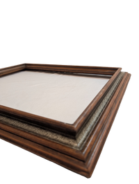 Vintage Dark Wood Picture Frame - 12in x 16in Opening