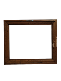 Vintage Dark Wood Picture Frame - 12in x 16in Opening