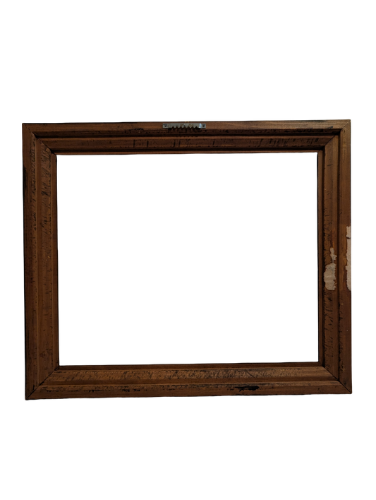 Vintage Dark Wood Picture Frame - 12in x 16in Opening