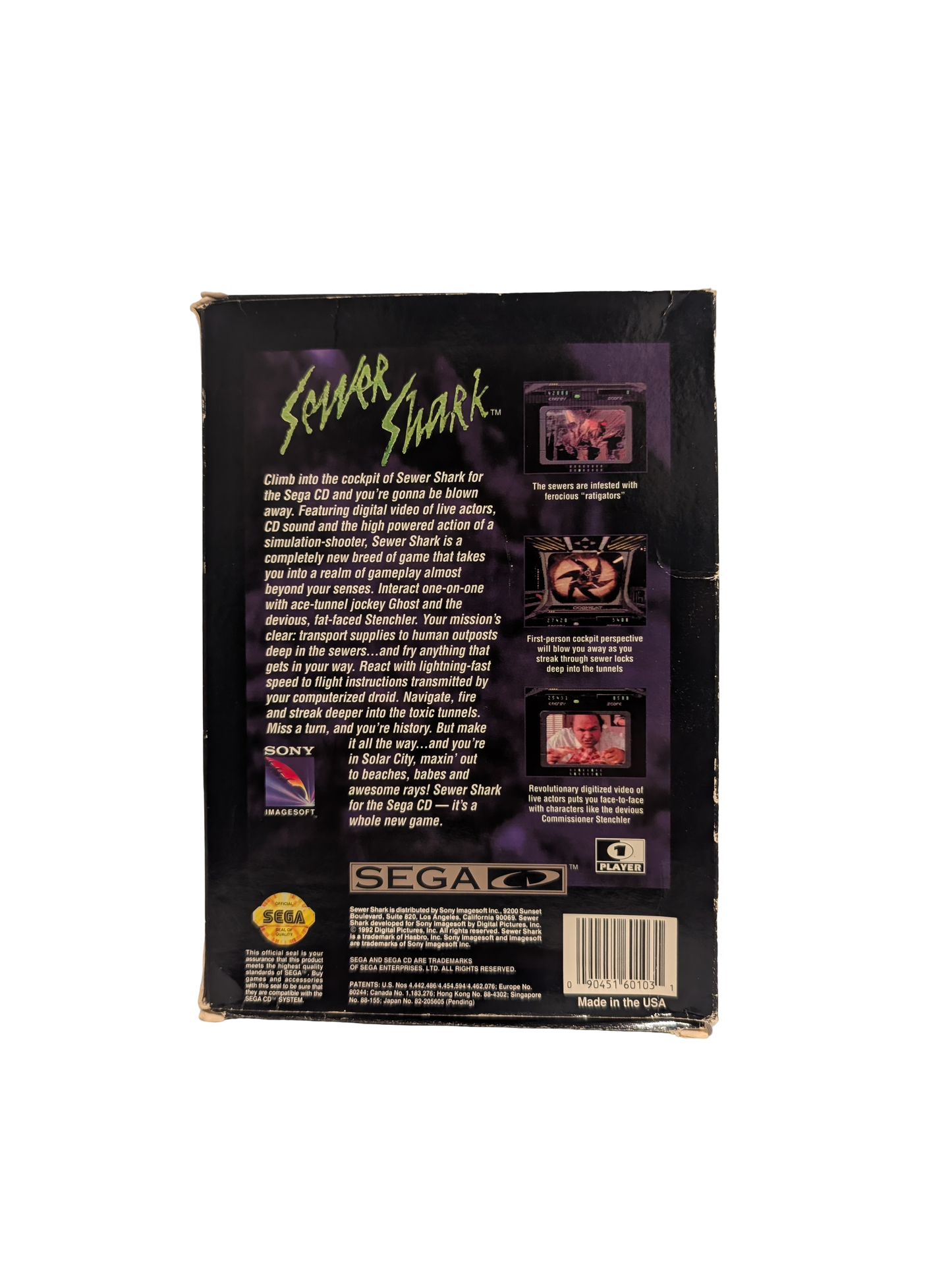 SEGA CD Sewer Shark