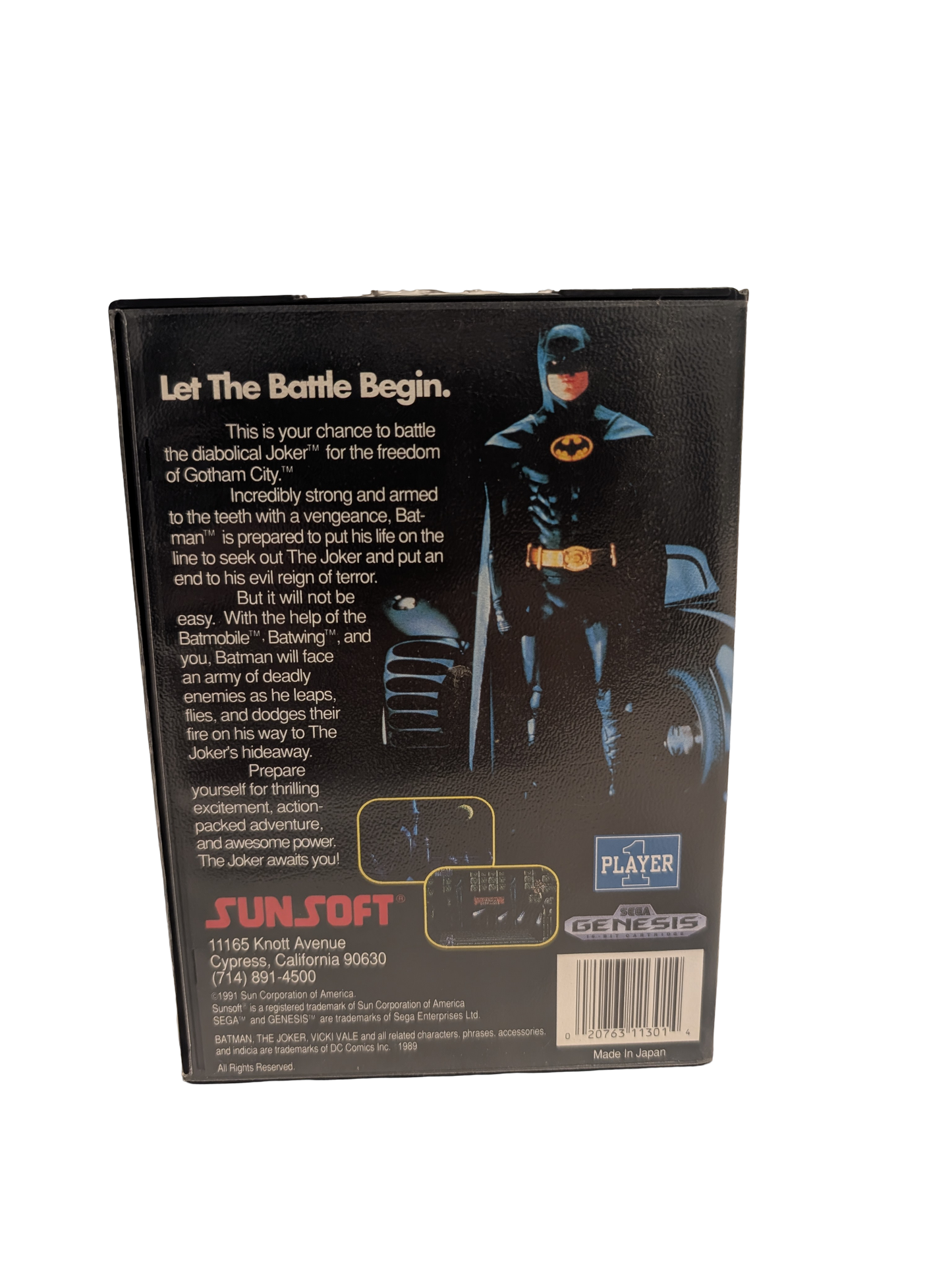 SEGA Genesis Batman: The Video Game