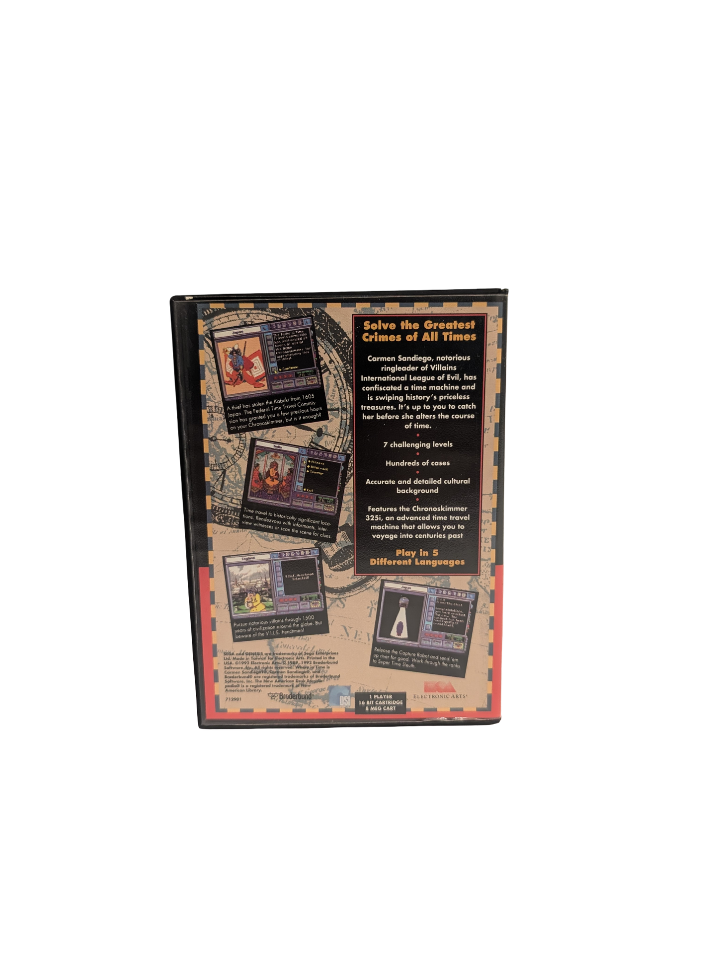 SEGA Genesis Where In Time Is Carmen Sandiego?