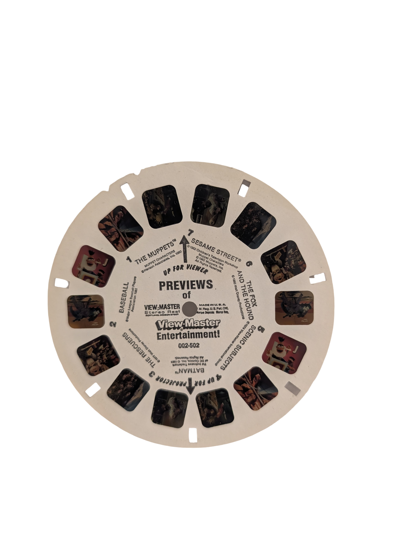 Vintage View-Master Collection Featuring Disneyland Adventure Reels
