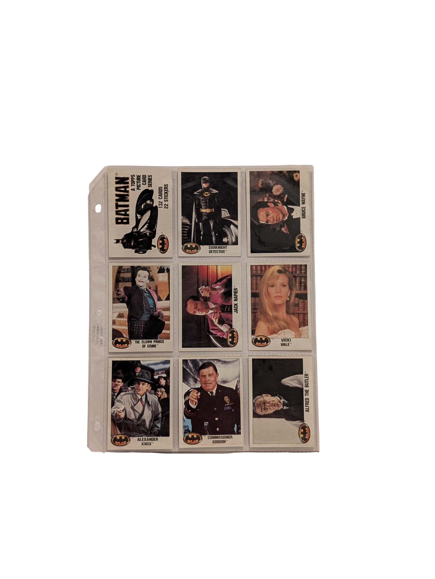 1989 Topps Batman (Series 1) Trading Card Collection