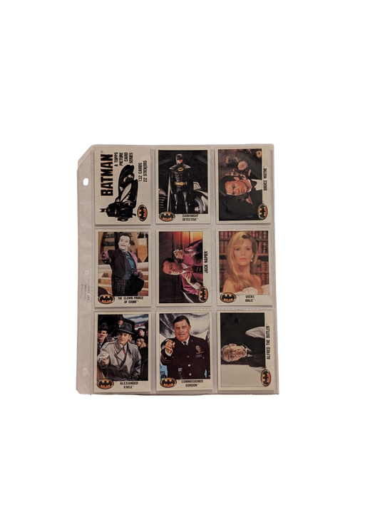 1989 Topps Batman (Series 1) Trading Card Collection