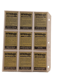 1989 Topps Batman (Series 1) Trading Card Collection