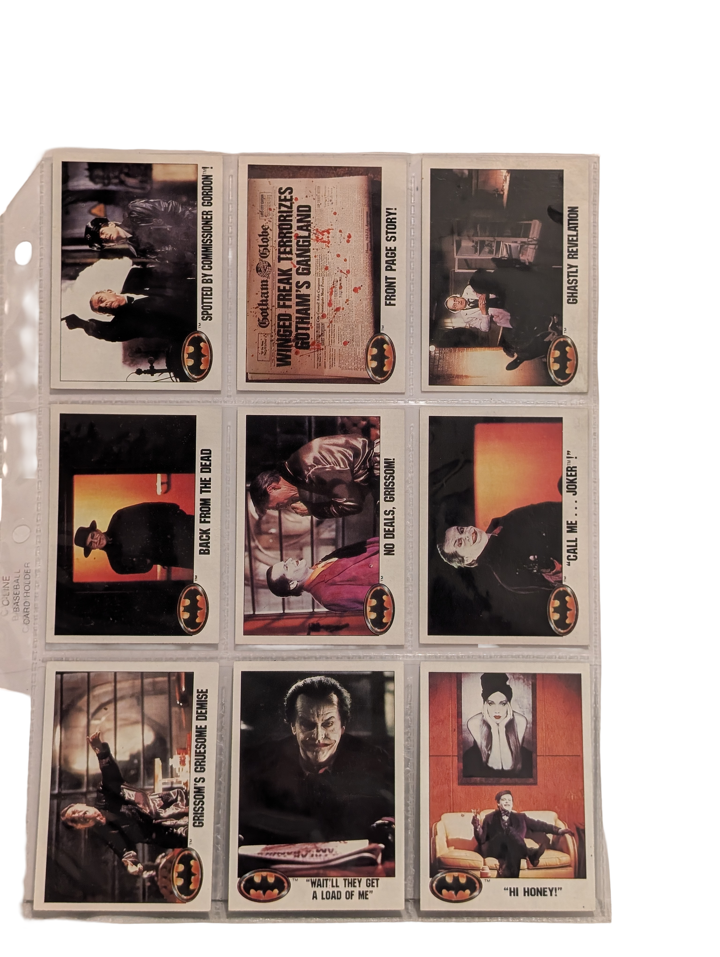 1989 Topps Batman (Series 1) Trading Card Collection