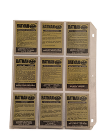 1989 Topps Batman (Series 1) Trading Card Collection