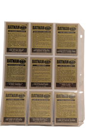 1989 Topps Batman (Series 1) Trading Card Collection