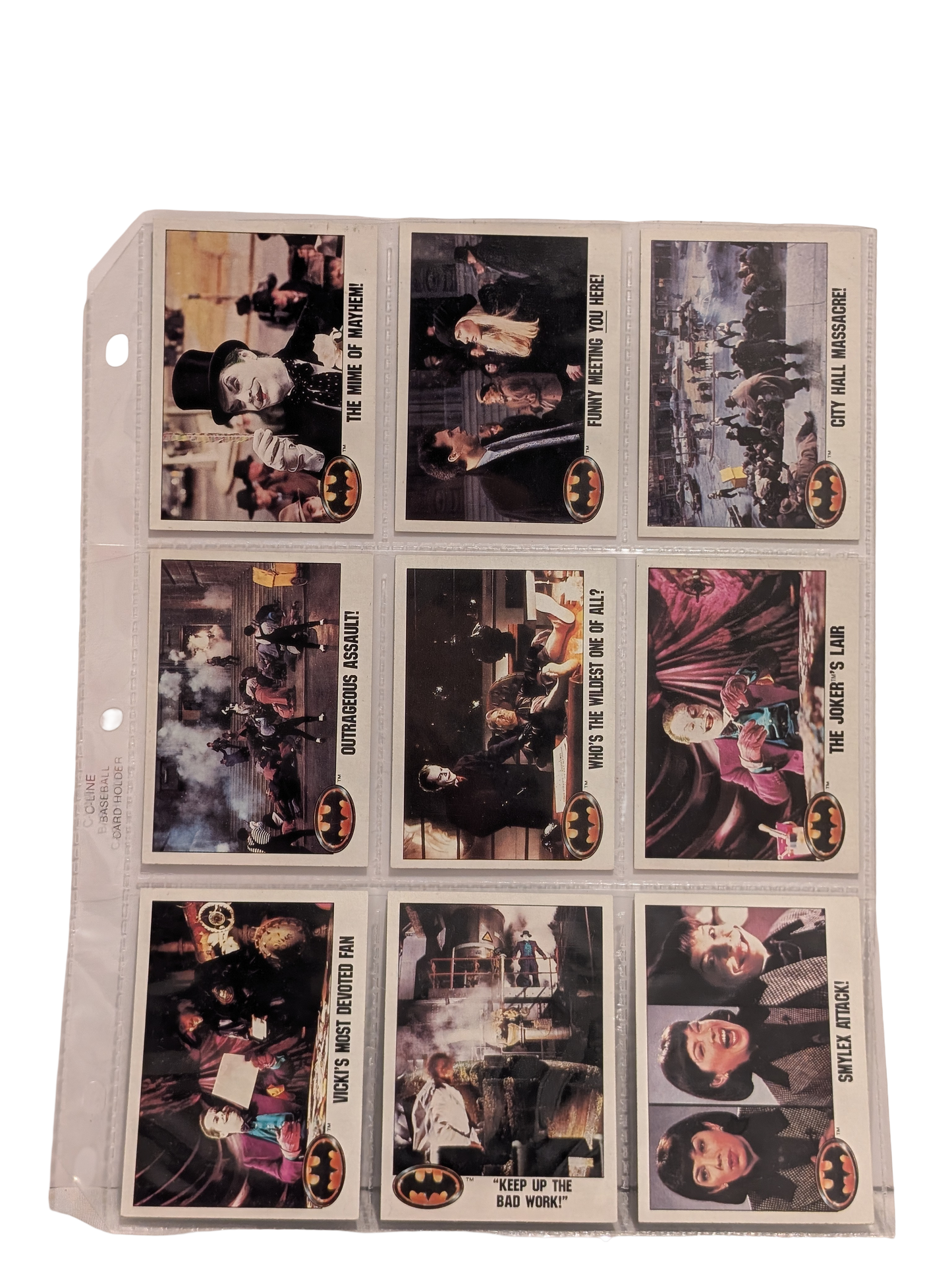 1989 Topps Batman (Series 1) Trading Card Collection