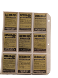 1989 Topps Batman (Series 1) Trading Card Collection