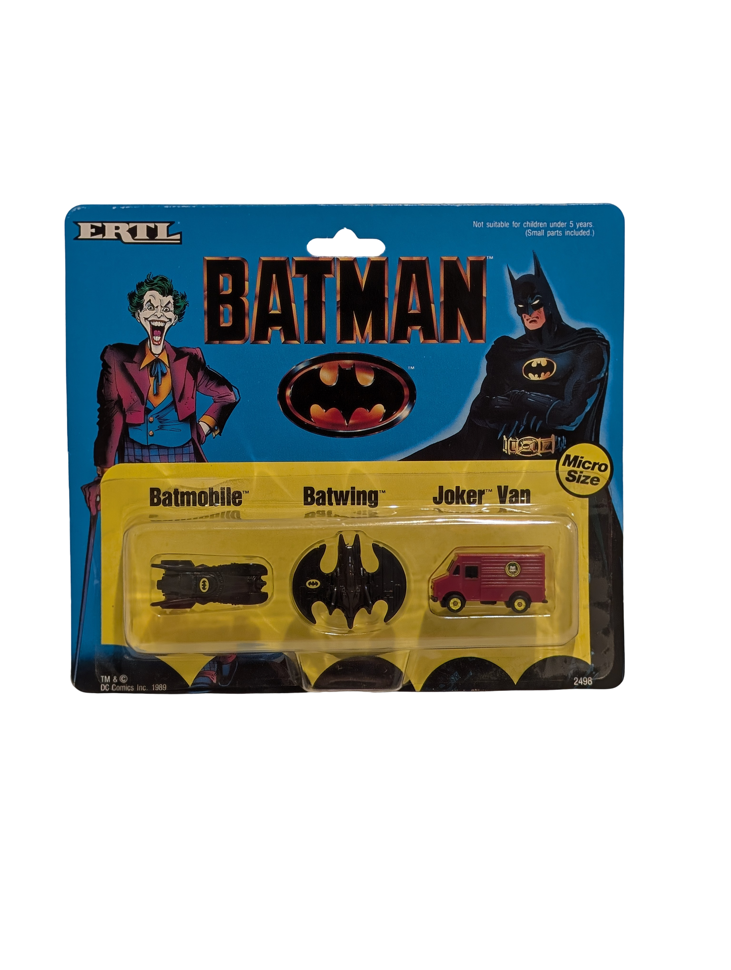 1989 ERTL Batman Micro Size Three-Vehicle Pack
