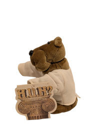 Heartline University Humor Apathetic State Plush Bear (1988)