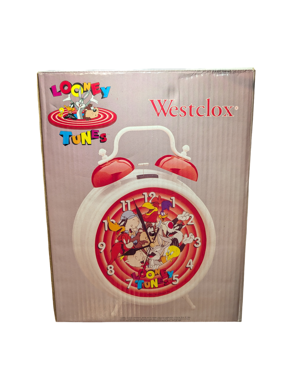 1994 Westclox Gigantic Looney Tunes Twin Bell Alarm Clock