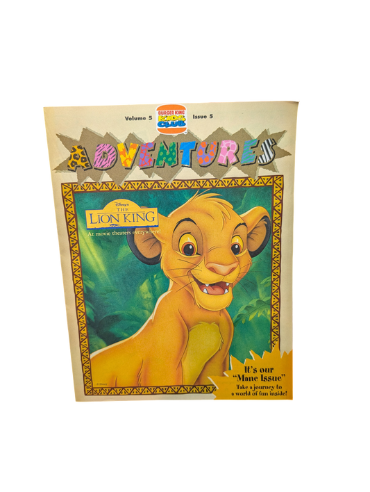Burger King Kids Club Adventures Series: Focus on Volume 5 Issue 5 (1994)