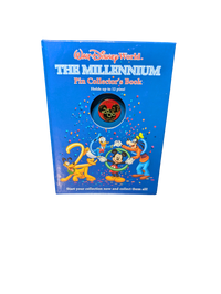 Walt Disney World Millennium Pin Collector’s Portfolio and Enclosed Commemorative Philately