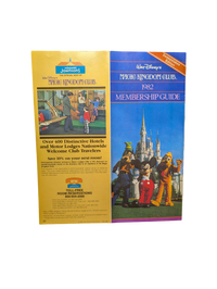 1982 Walt Disney Magic Kingdom Club Tencennial Membership Guide