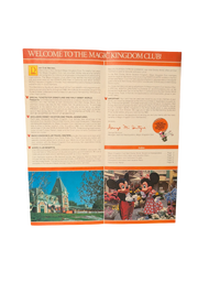 1982 Walt Disney Magic Kingdom Club Tencennial Membership Guide
