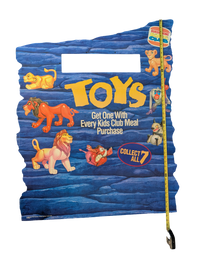 1994 Burger King Disney The Lion King Promotional Cardboard Store Display