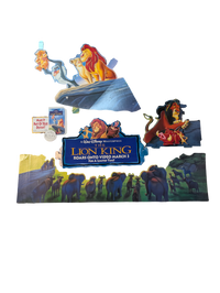 1995 Disney Masterpiece Collection Lion King Retail Display Kit