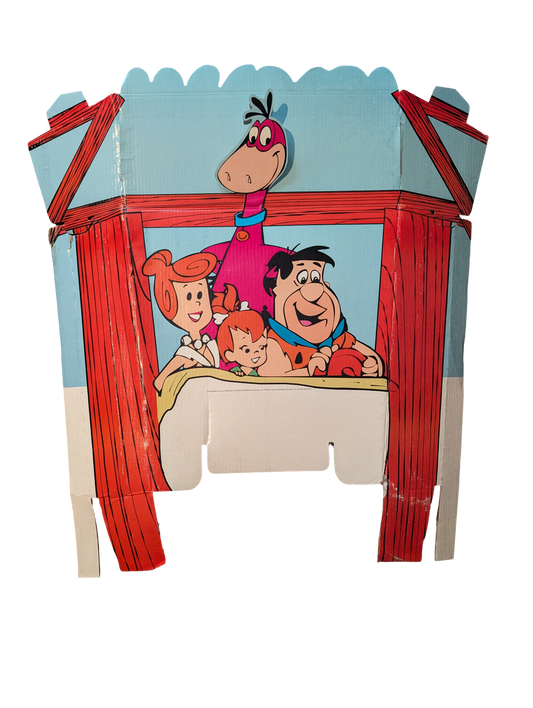 1994 Turner Home Entertainment Flintstones "Flintmobile" Promotional Cardboard Display