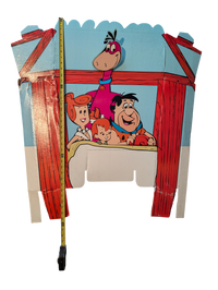1994 Turner Home Entertainment Flintstones "Flintmobile" Promotional Cardboard Display