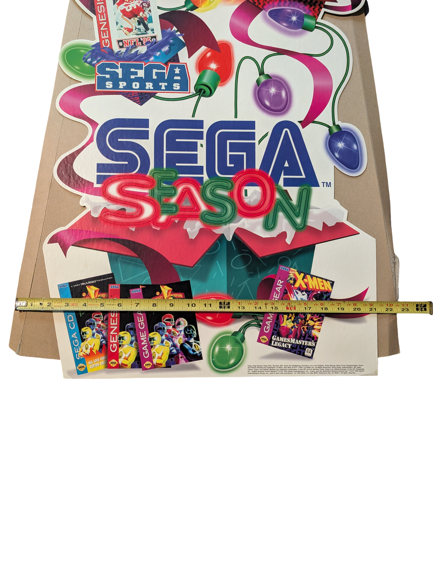 1994 Sega Season Retail Display Standee