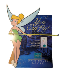 1996 Walt Disney Classics Collection Tinker Bell Promotional Dealer Standee