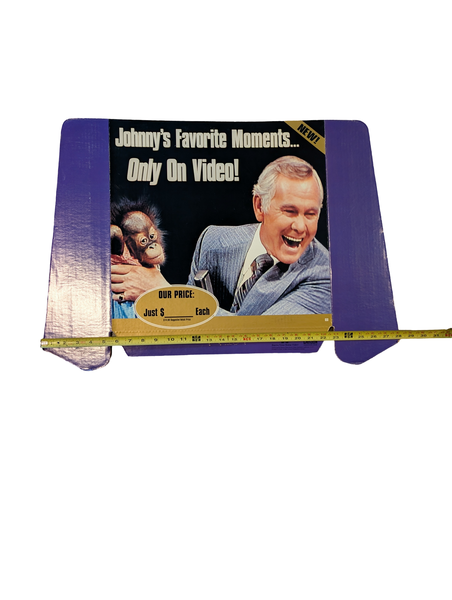 1994 Johnny Carson "Johnny's Favorite Moments" Buena Vista Home Video Promotional Header