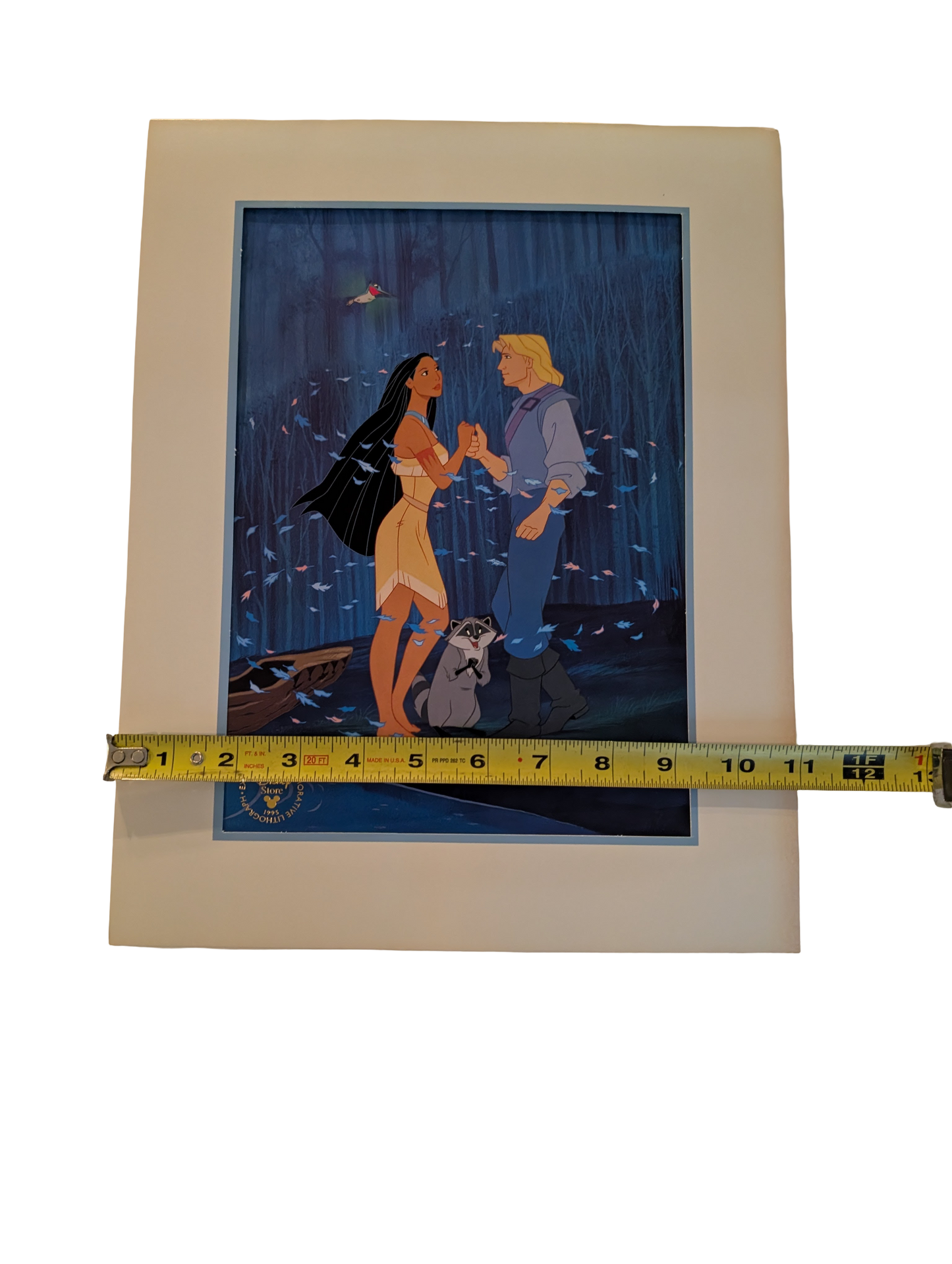 1995 Disney Store Exclusive Pocahontas Commemorative Lithograph