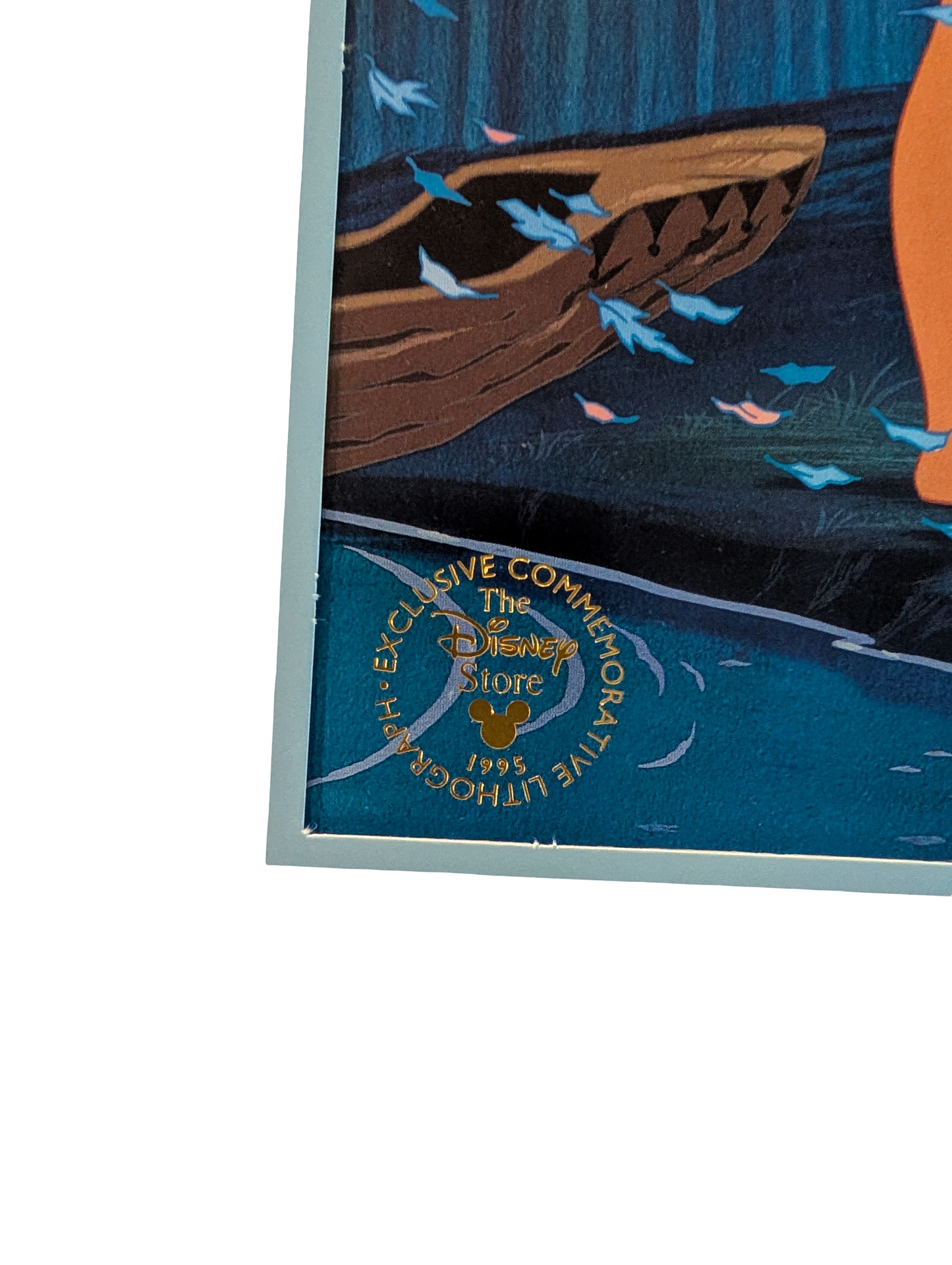1995 Disney Store Exclusive Pocahontas Commemorative Lithograph