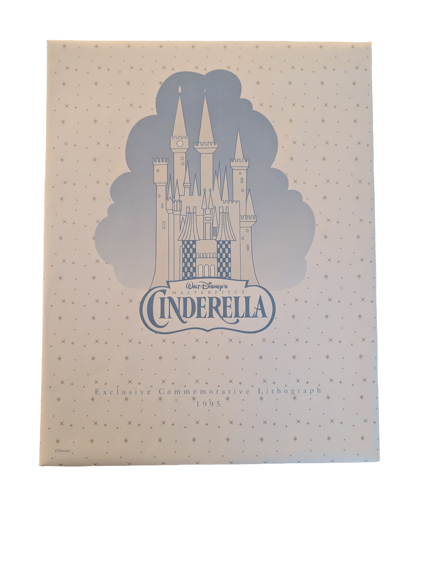 1995 Disney Store Exclusive Cinderella Commemorative Lithograph