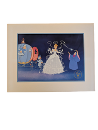 1995 Disney Store Exclusive Cinderella Commemorative Lithograph
