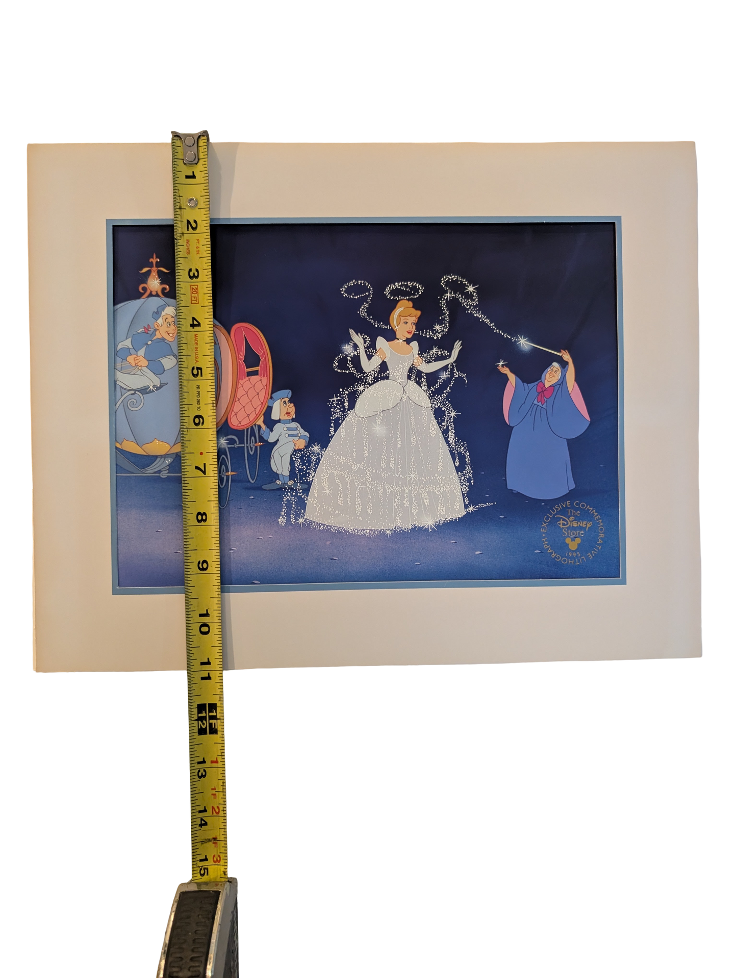 1995 Disney Store Exclusive Cinderella Commemorative Lithograph