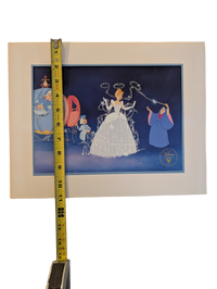 1995 Disney Store Exclusive Cinderella Commemorative Lithograph