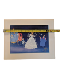 1995 Disney Store Exclusive Cinderella Commemorative Lithograph