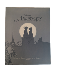 1996 Disney Store Exclusive Aristocats  Commemorative Lithograph
