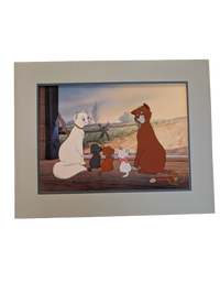 1996 Disney Store Exclusive Aristocats  Commemorative Lithograph