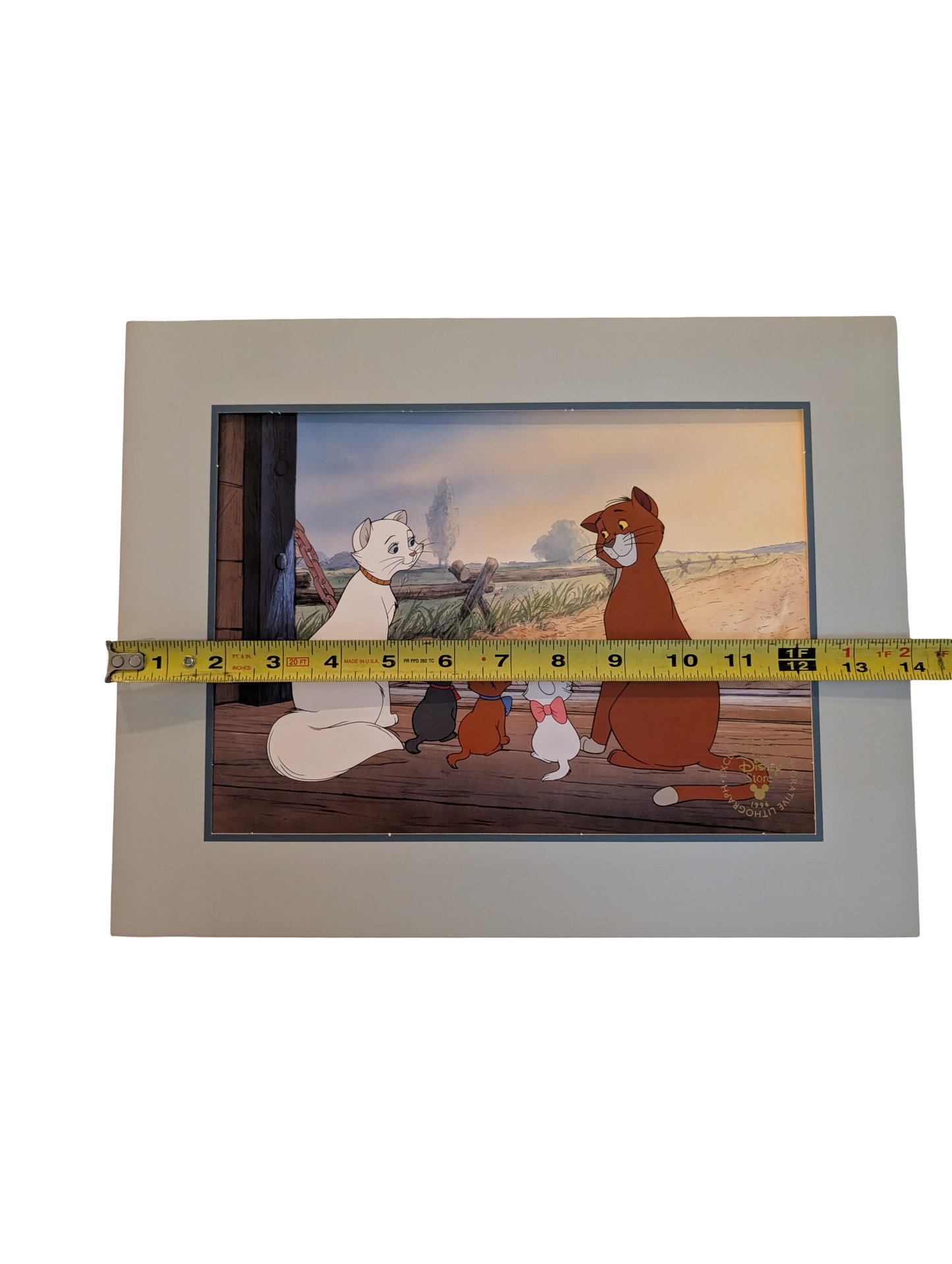 1996 Disney Store Exclusive Aristocats  Commemorative Lithograph