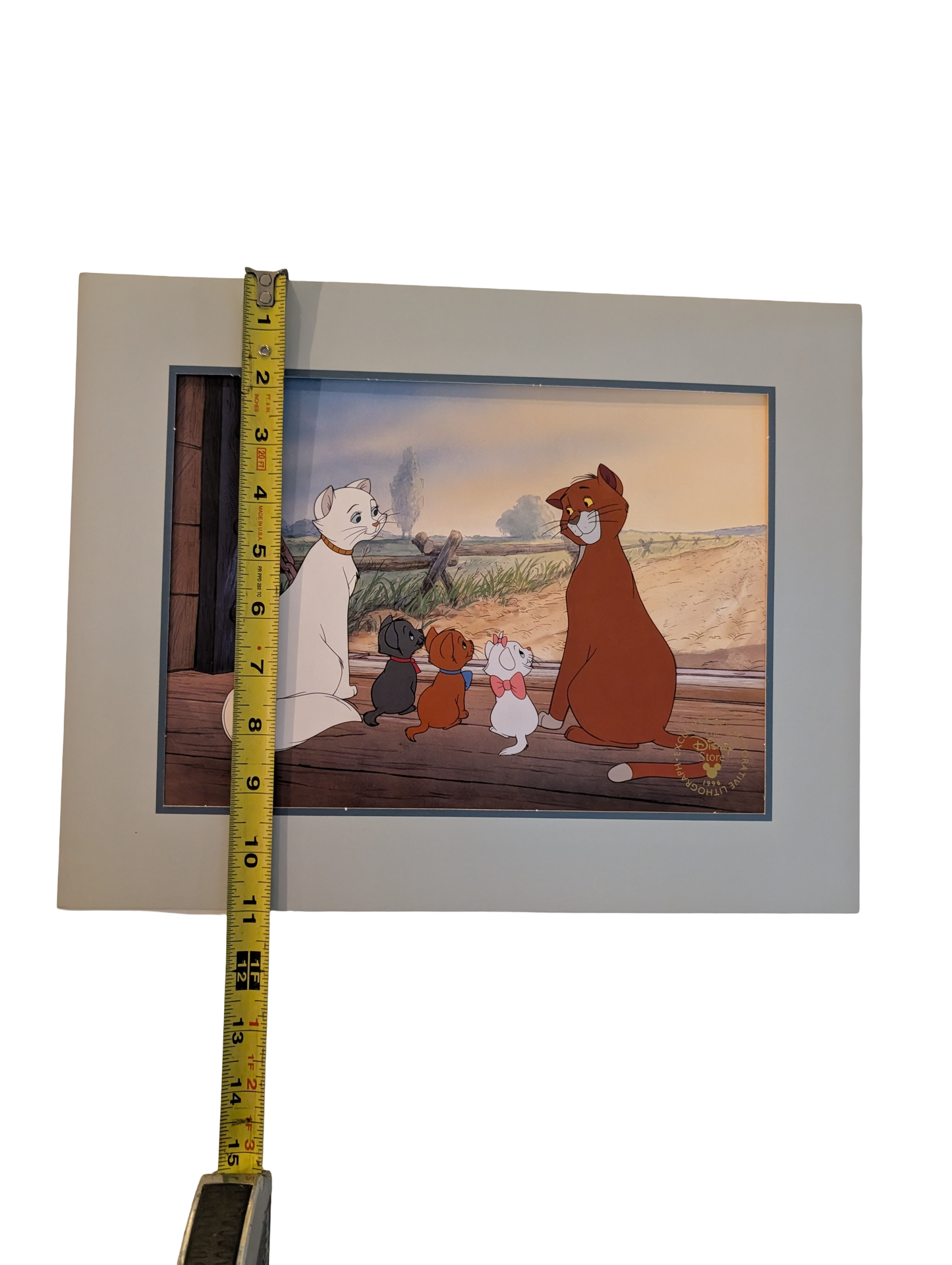 1996 Disney Store Exclusive Aristocats  Commemorative Lithograph