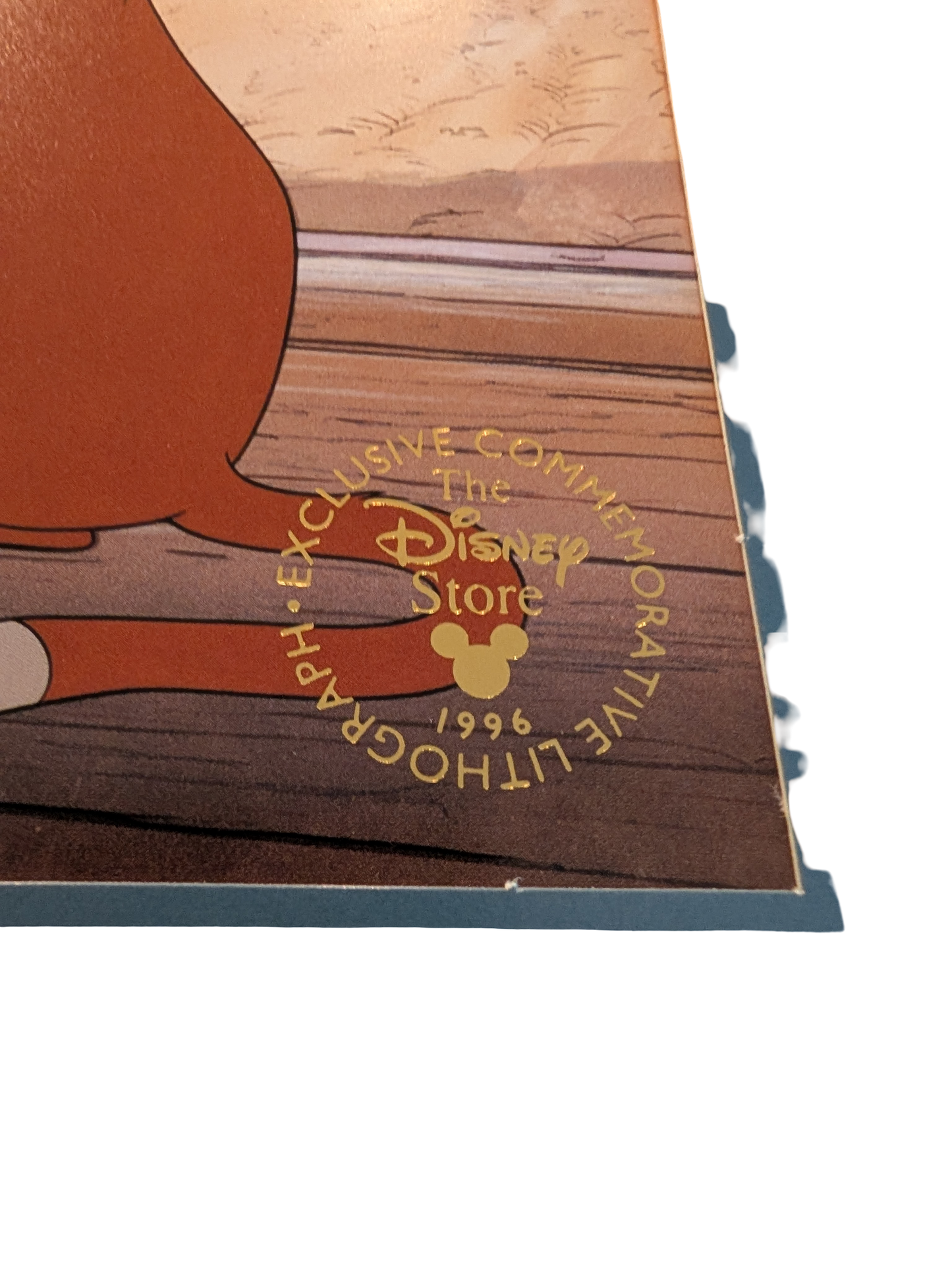 1996 Disney Store Exclusive Aristocats  Commemorative Lithograph