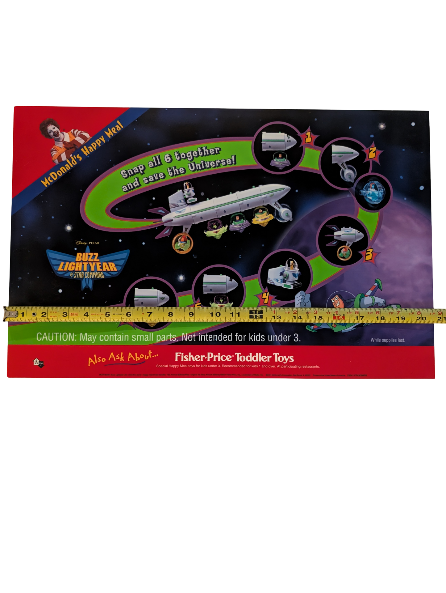 2001 McDonald's Buzz Lightyear of Star Command Promotional Suite