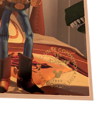 1996 Disney Store Exclusive Toy Story Commemorative Lithograph