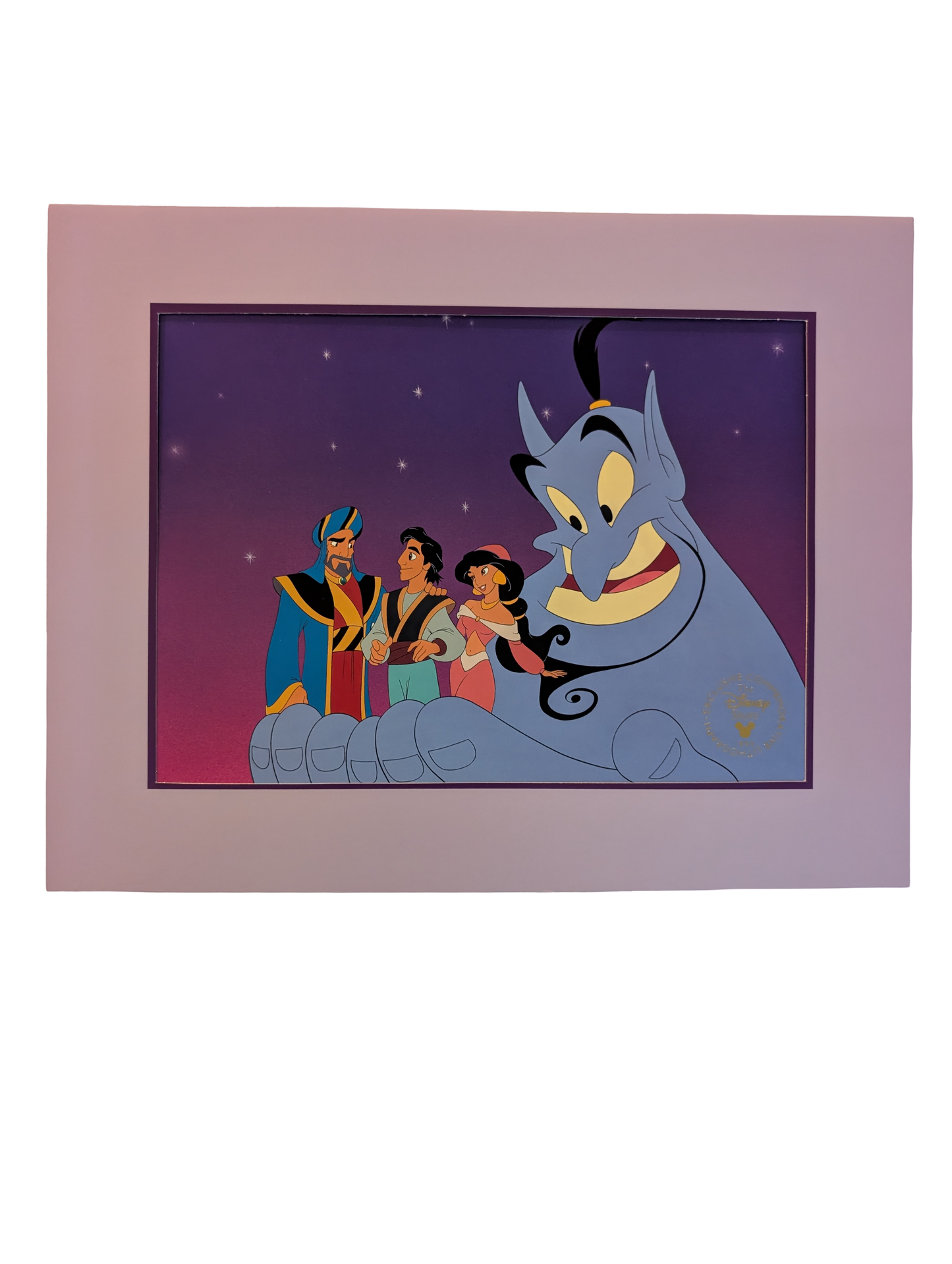 1996 Disney Store Exclusive Aladdin and the King of Thieves Commemorative Lithograph
