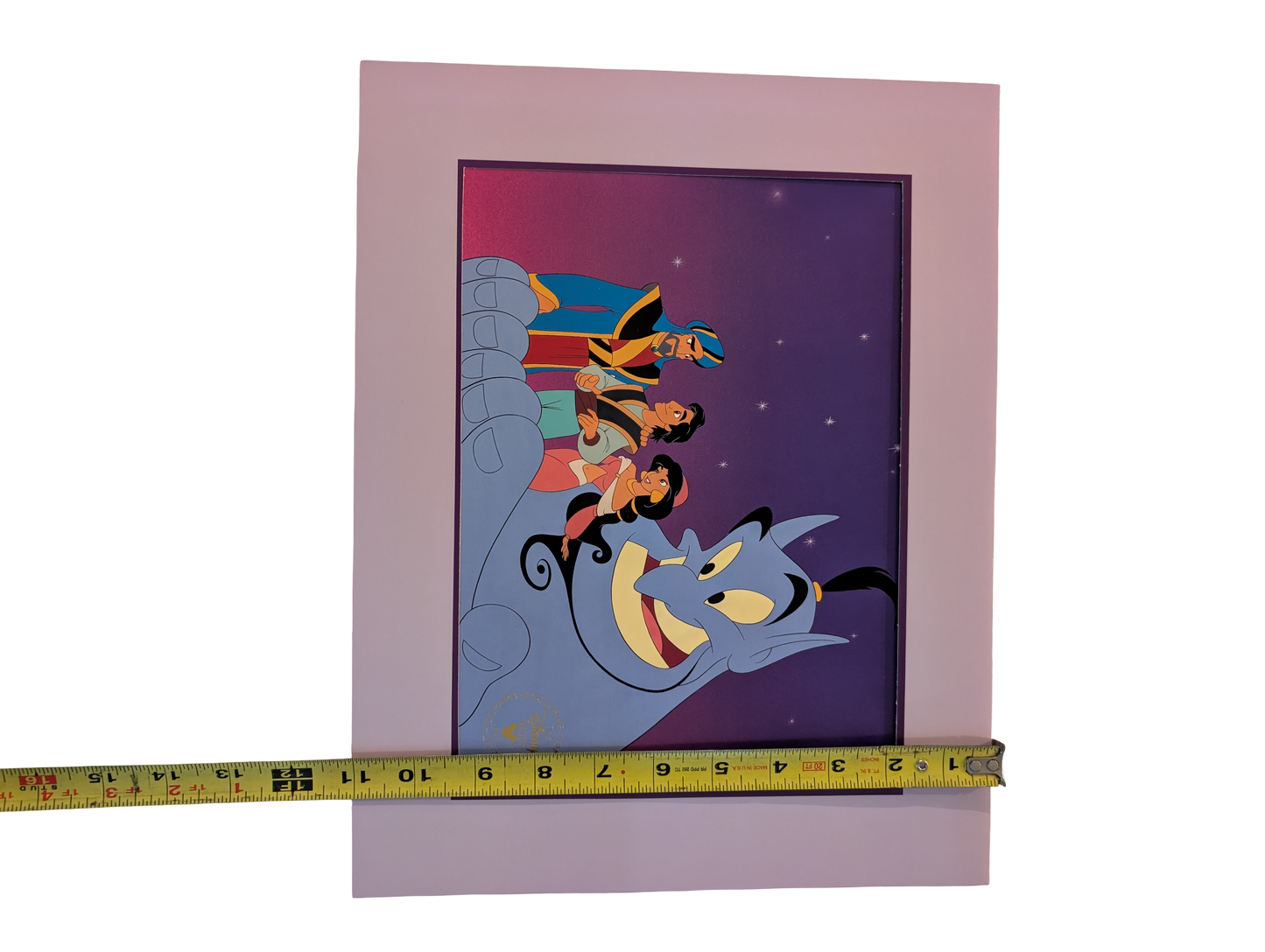 1996 Disney Store Exclusive Aladdin and the King of Thieves Commemorative Lithograph